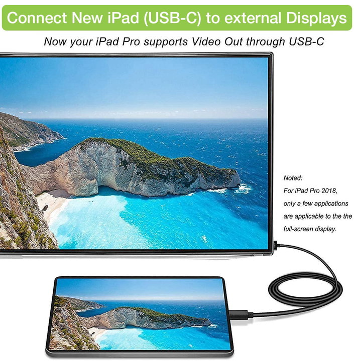 USB-C to HDMI adapter cable 2.0 4K 2m black - Techly IADAP USBC-HDMI2TY