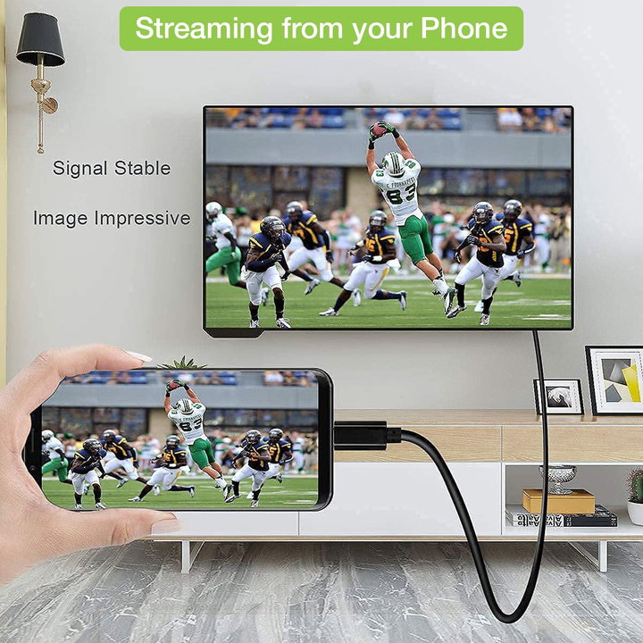 USB-C to HDMI adapter cable 2.0 4K 2m black - Techly IADAP USBC-HDMI2TY