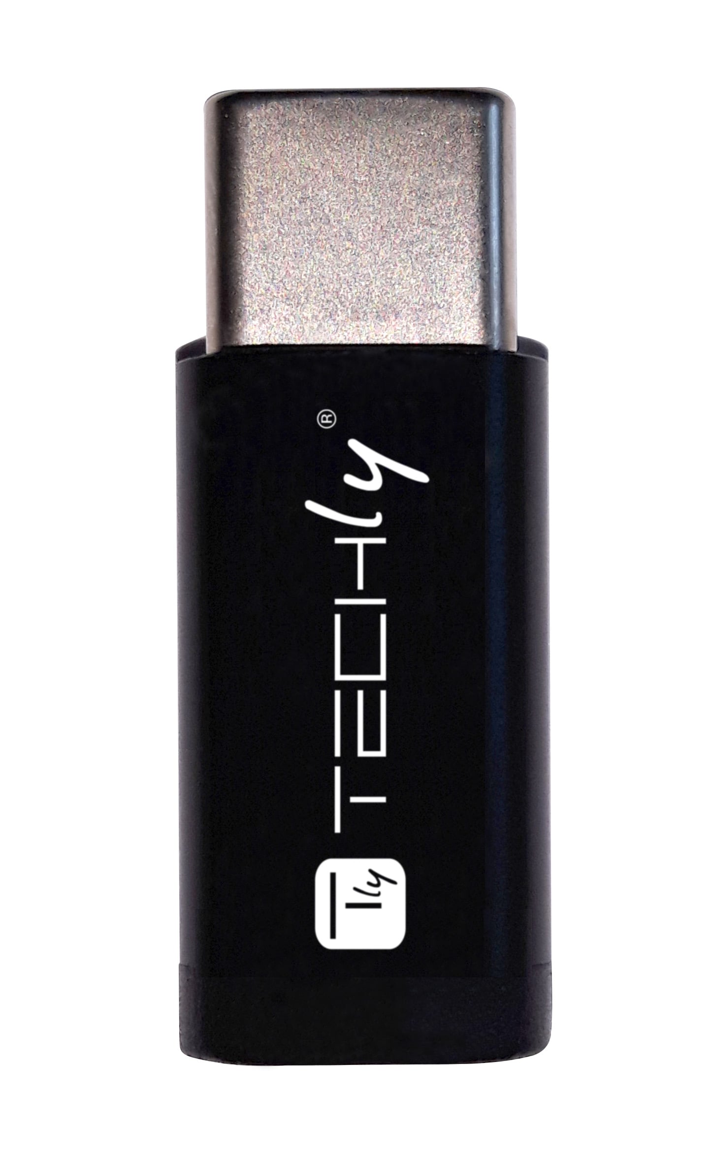 Mini Convertitore Adattatore USB-C™ Maschio a Micro USB Femmina - Techly IADAP USBC-MBKT