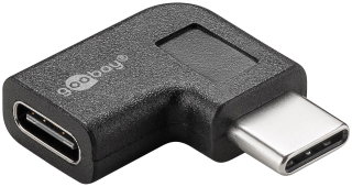 Convertitore Adattatore USB-C Maschio / USB-C Femmina Angolato - Goobay IADAP USBC-MF90