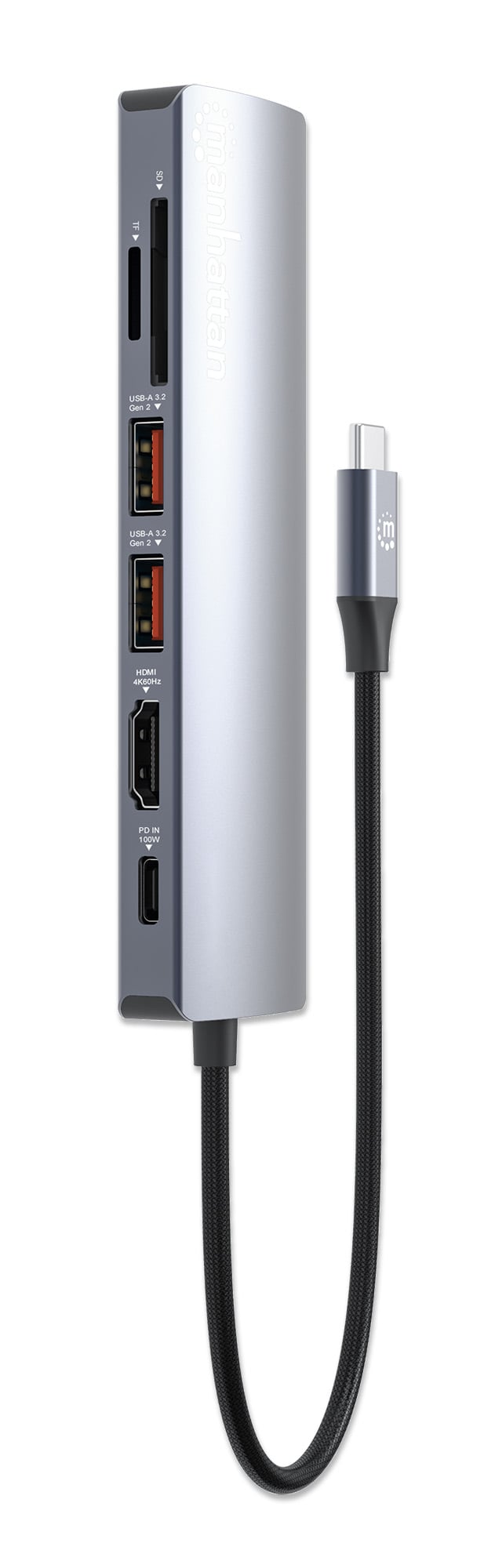Docking Station USB-C 7 -in- 1 4 K Hub Multiport - Manhattan IADAP USBC-MULTIAL 4