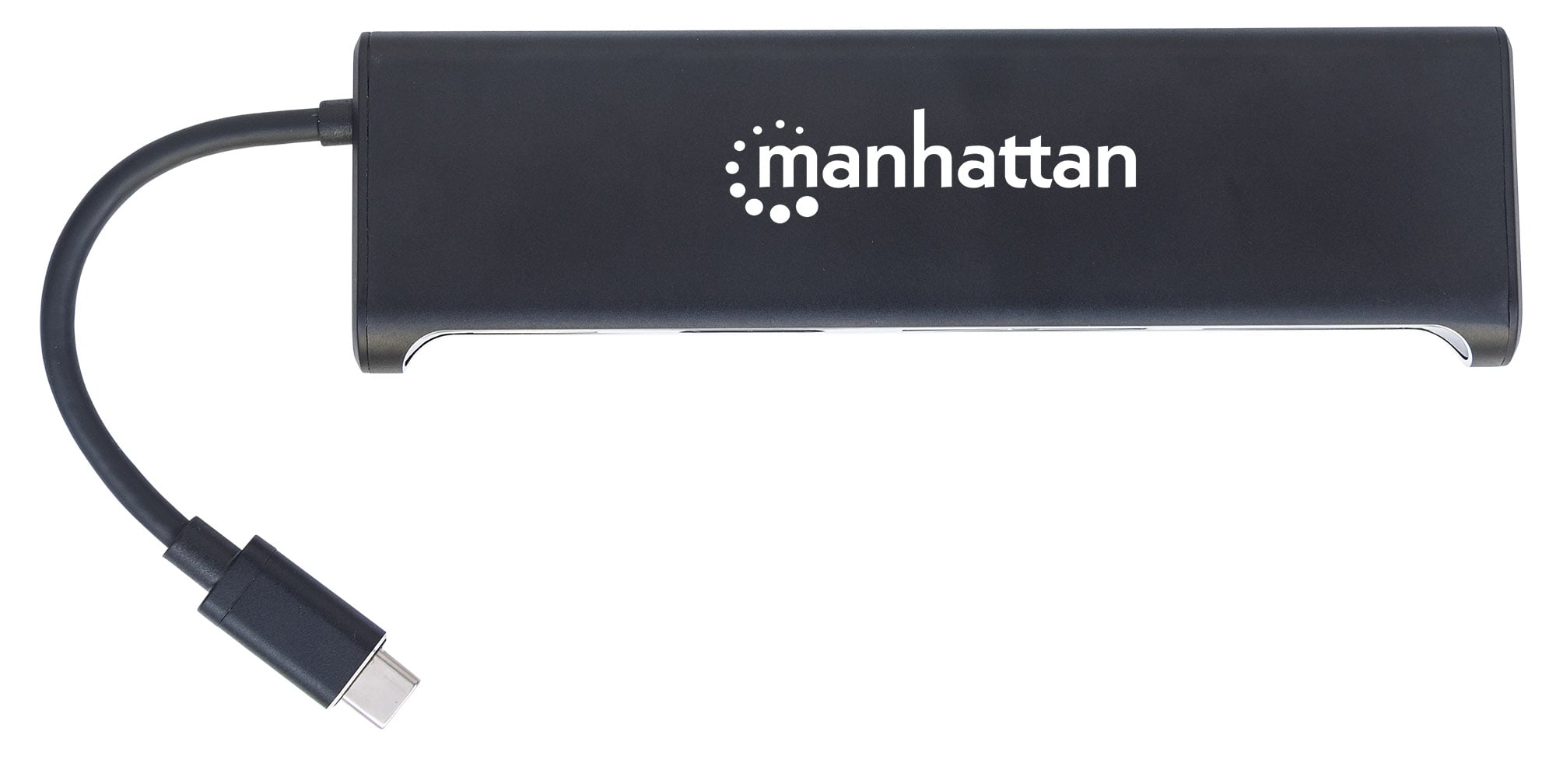 USB-C Converter to HDMI/VGA Docking Station 4 -in- 1 with USB-A Hub and SD - Manhattan IADAP USBC-MULTISD