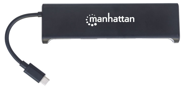 Convertitore USB-C a HDMI/VGA Docking Station 4-in-1 - Manhattan IADAP USBC-MULTISD