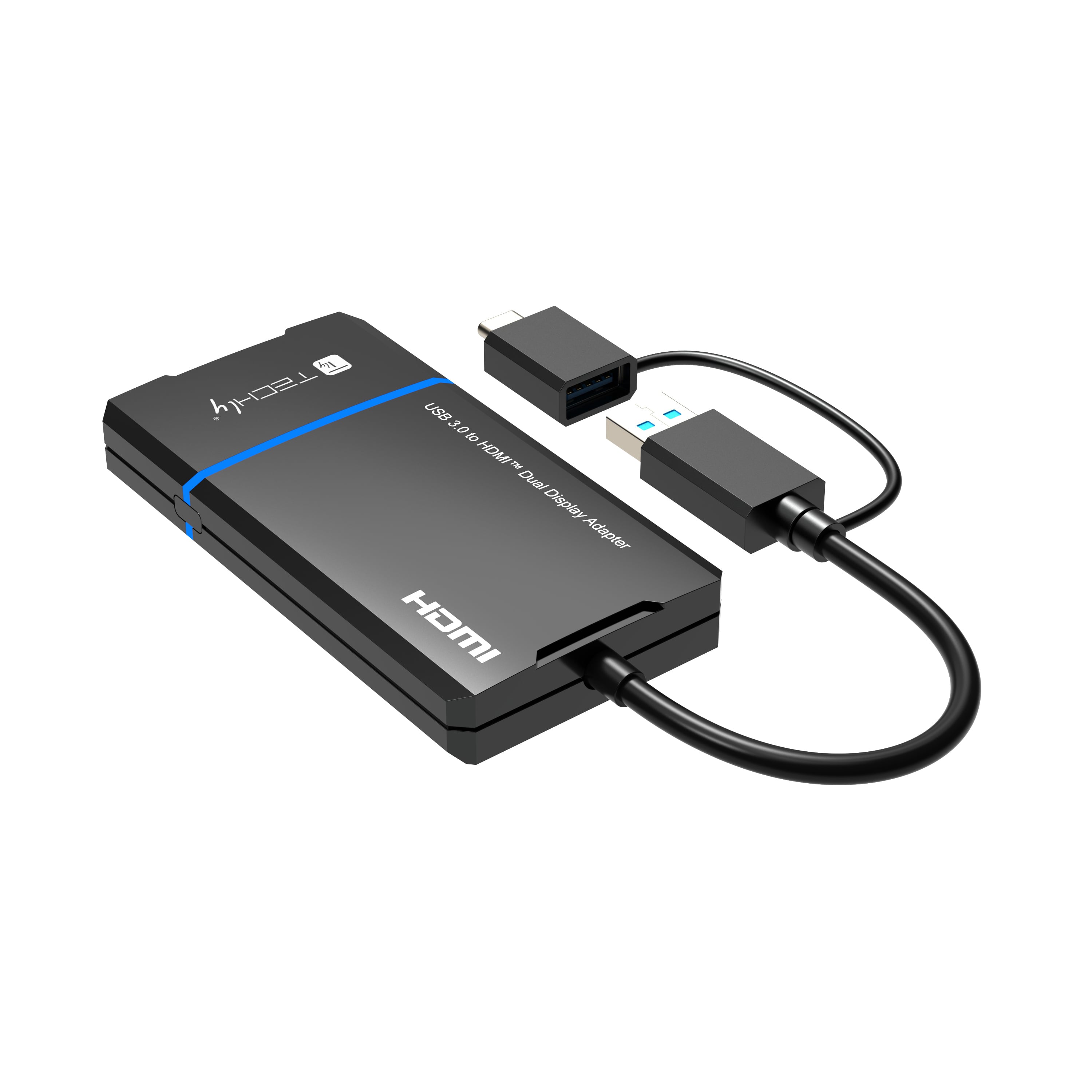 Adattatore USB-C™ e USB-A a Doppio Monitor HDMI - Techly IADAP USBCA-2HDMI