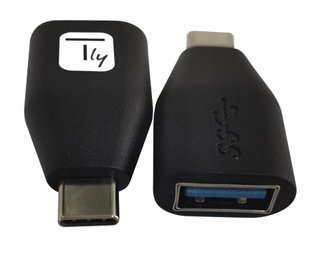 Adattatore Convertitore USB-C™ Maschio a USB-A Femmina OTG Nero - Techly IADAP-USB30-CMAFTY