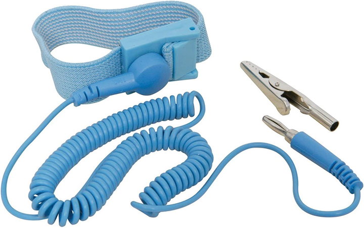 ESD Antistatic Wrist Strap with Grounding Cable - Techly NP IAS-BWS 150TY