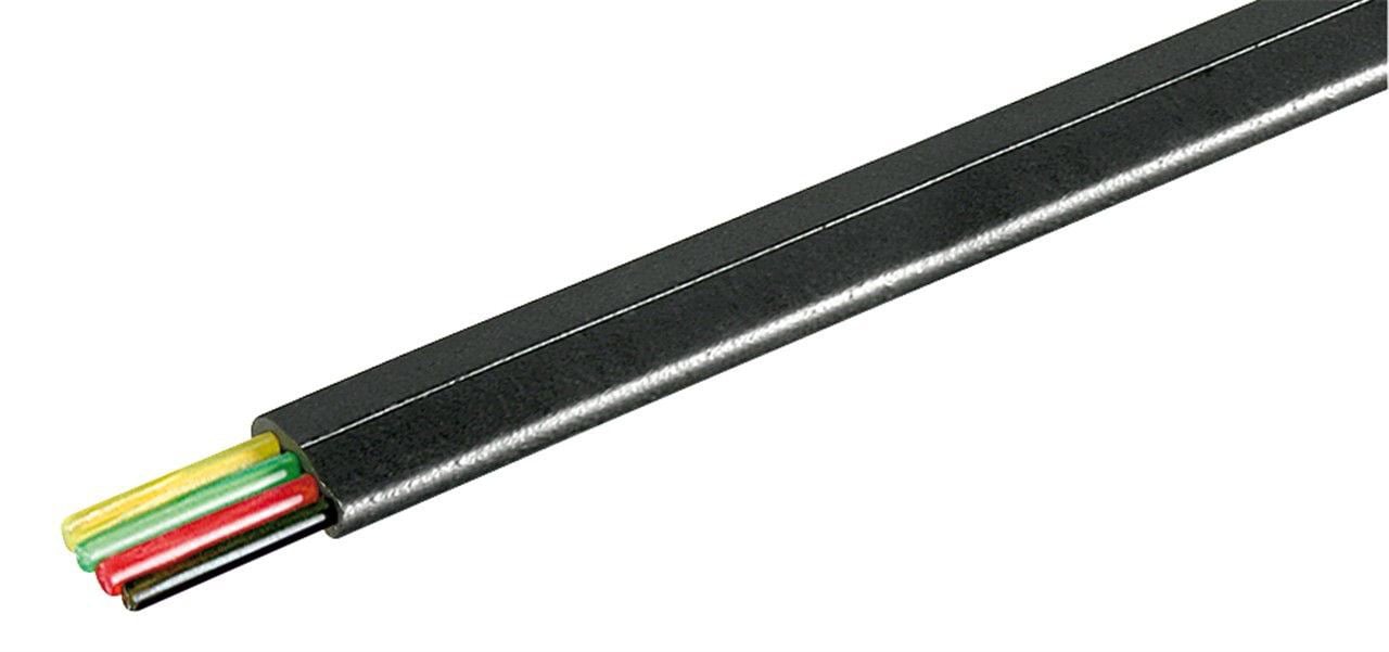 Cavo Telefonico Cavo 4 poli 100m Nero - Intellinet IAWG 26-4-100-B