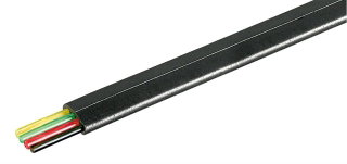Cavo Telefonico 4 poli 100m Nero - Intellinet IAWG 26-4-100-B