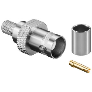 BNC Female Connector for Crimping RG59/62 - Goobay IBNC 1012