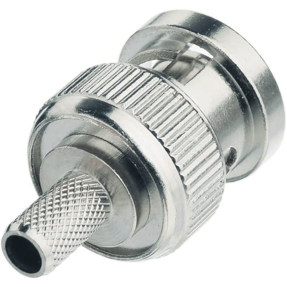 BNC Male Crymp Cable Connector RG 58 50 Ohm - IBNC 2010