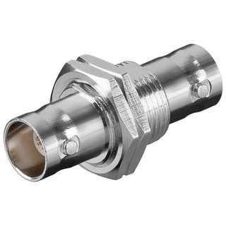 BNC Female/Female Panel Mount Adapter 50 Ohm - IBNC 2021