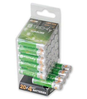 Multipack 24 High Power Mini Stilo AAA Alkaline LR03 1,5V - Techly IBT-KAL-LR03-B24T