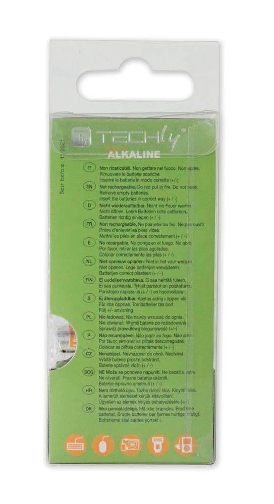 Multipack 24 Batterie High Power Mini Stilo AAA Alcaline LR03 1,5V - Techly IBT-KAL-LR03-B24T
