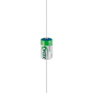 Battery 1/2AA (ER14252) Axial 3,6 V 1200mA Lithium Thionyl Chloride - Xeno IBT-KLT-ER252AX