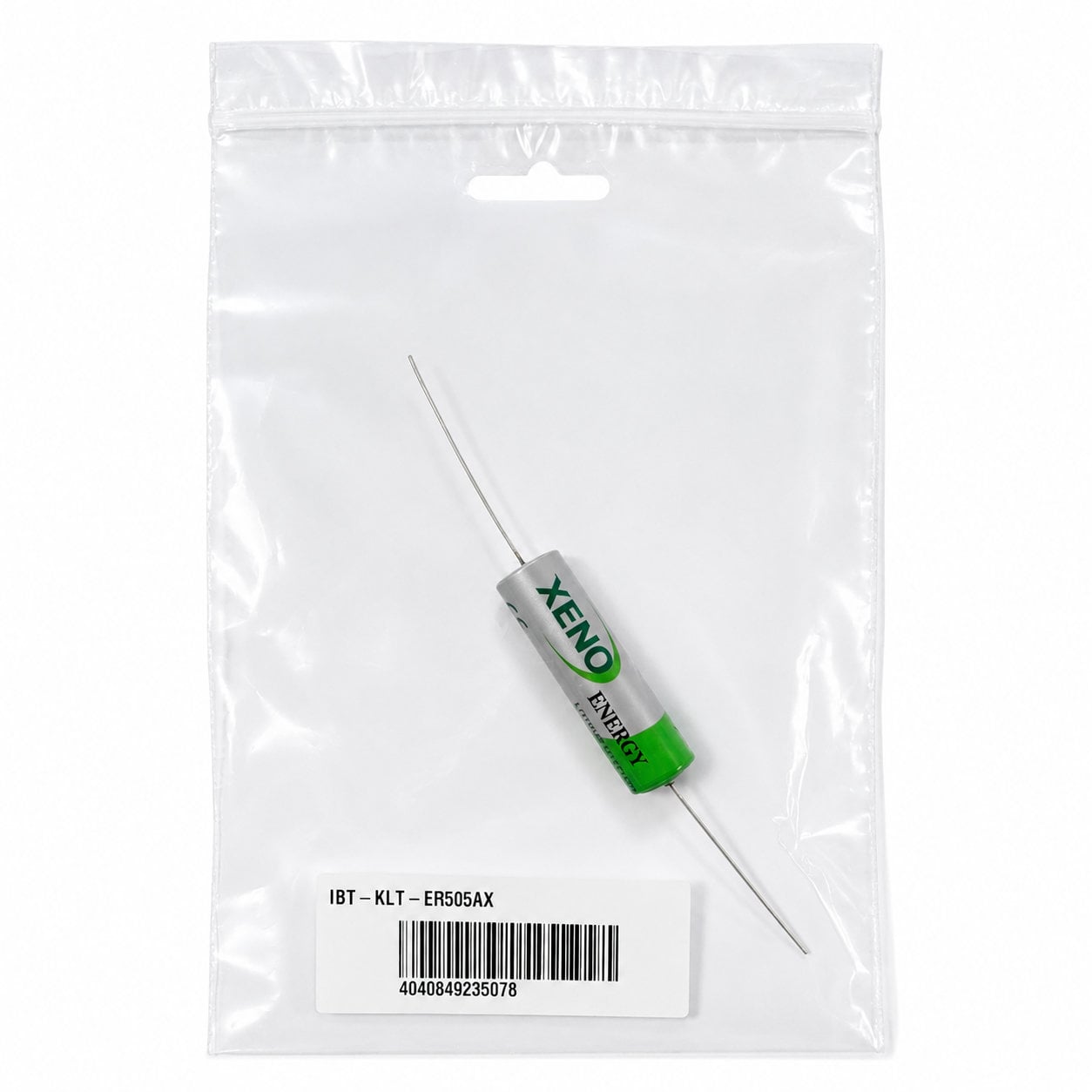 AA battery (ER 14505) axial 3,6 V 2400 mA lithium thionyl chloride - Xeno IBT-KLT-ER 505 AX