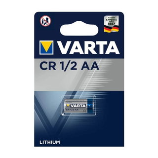 Blister 1 Batteria 3V Litio CR 1/2 AA 6127 - Varta IBT-KVR-CR1/2AA
