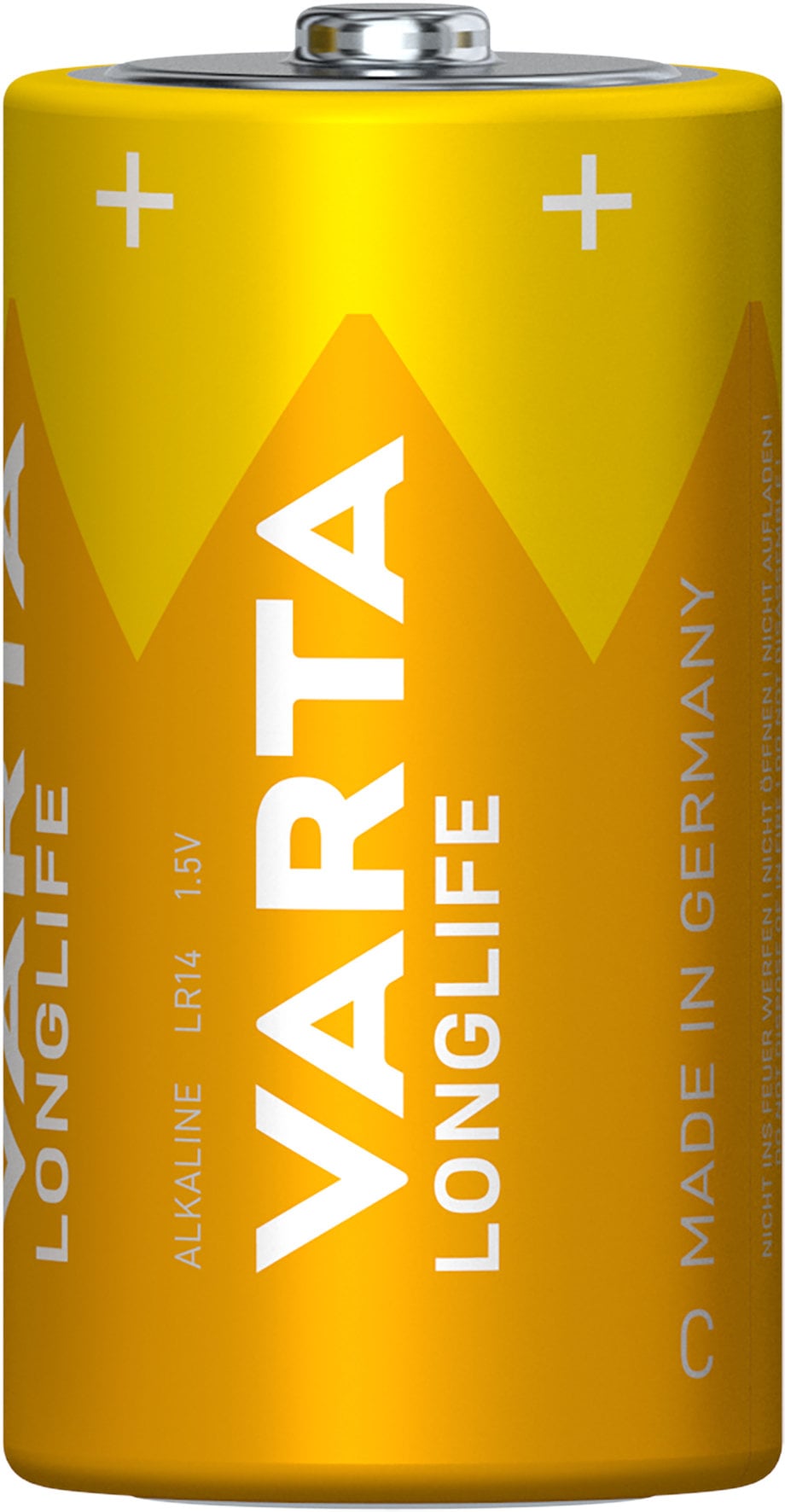 Blister 2 Batterie 1,5V Longlife Alcalina C Mezza Torcia - Varta IBT-KVT-CL2P