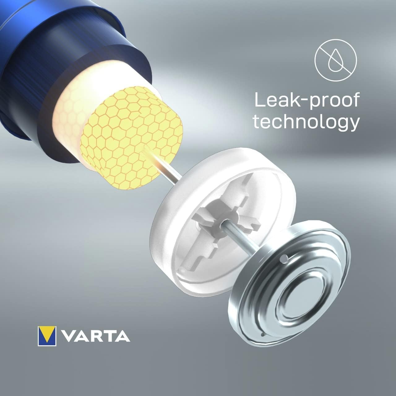 Blister 2 Batterie 1.5V Longlife Power Alcalina C Mezza Torcia - Varta IBT-KVT-CLLP2P