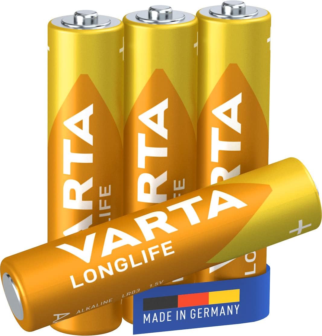 Blister 4 Batterie 1.5V Longlife Alcalina Ministilo AAA - Varta IBT-KVT-LR03L4