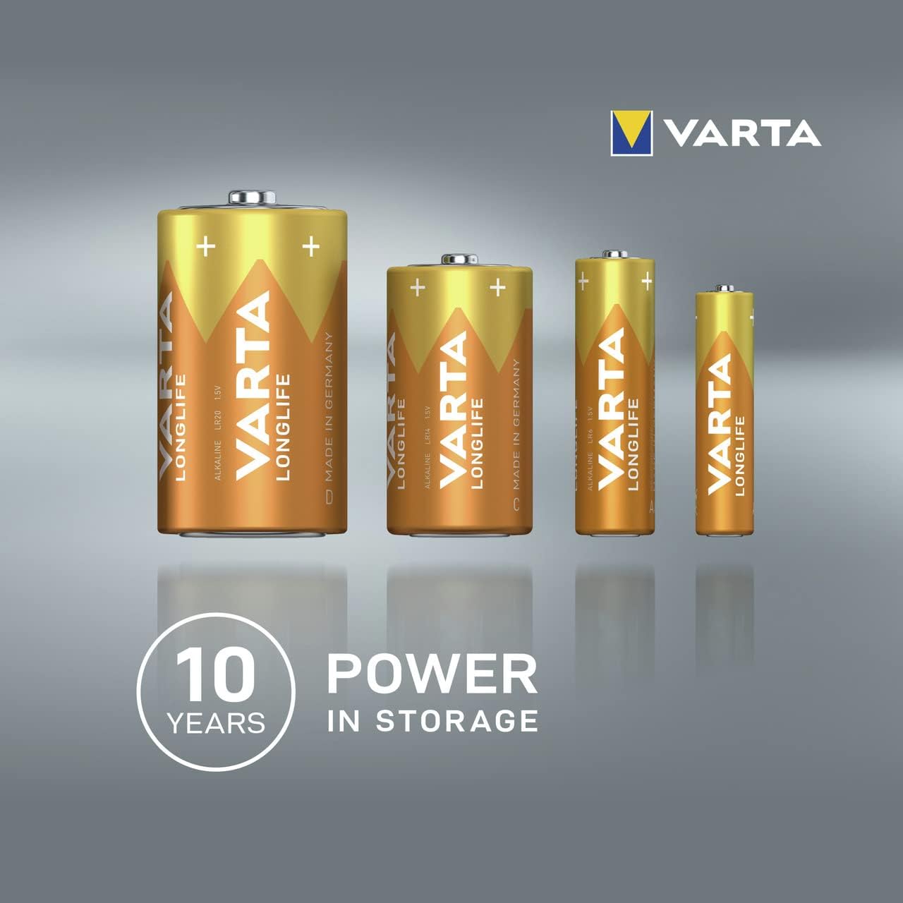 Blister 4 Batterie 1.5V Longlife Alcalina Ministilo AAA - Varta IBT-KVT-LR03L4