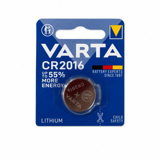 CR2016 lithium button cell battery (blister of 1 pcs) - Varta IBT-KVT2016