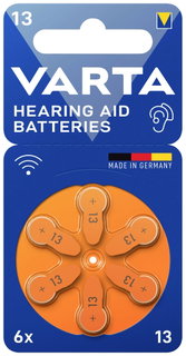 Batterie a Bottone per Apparecchi Acustici V13 6pz - Varta IBT-PAC-V13V