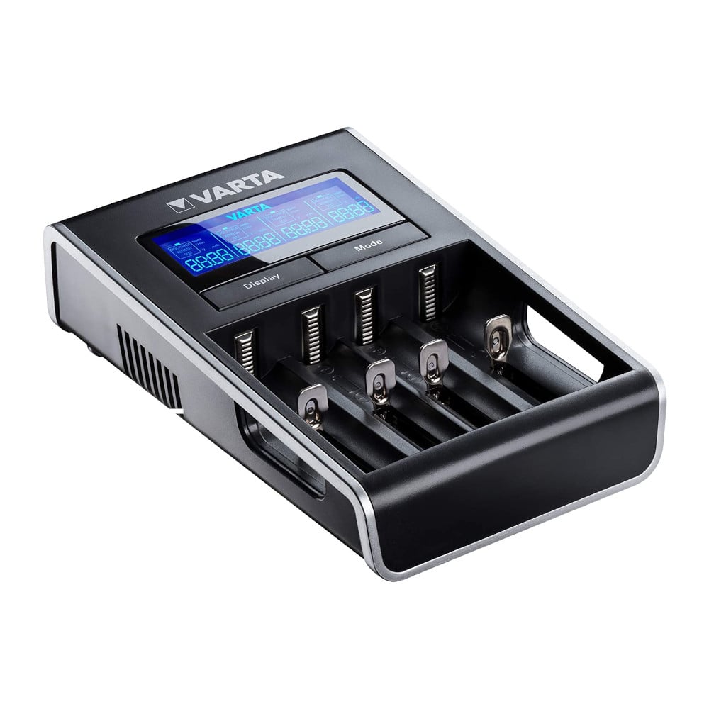Dual Tech LCD charger Ni-MH Li-Ion 4 USB channels - Varta IBT-VCDULED