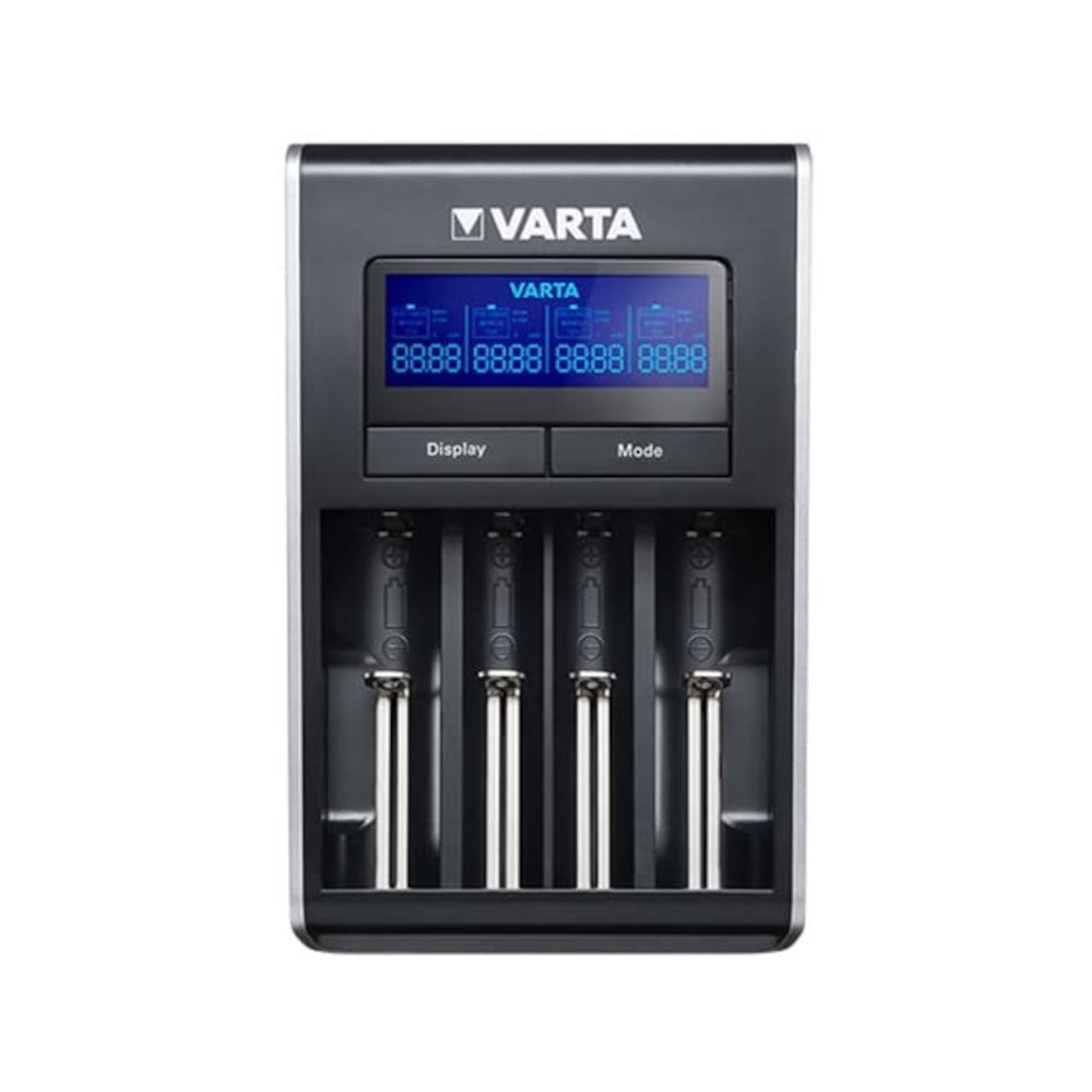 Caricabatterie LCD Dual Tech Charger Ni-MH Li-Ioni e Dispositivi USB - Varta IBT-VCDULED