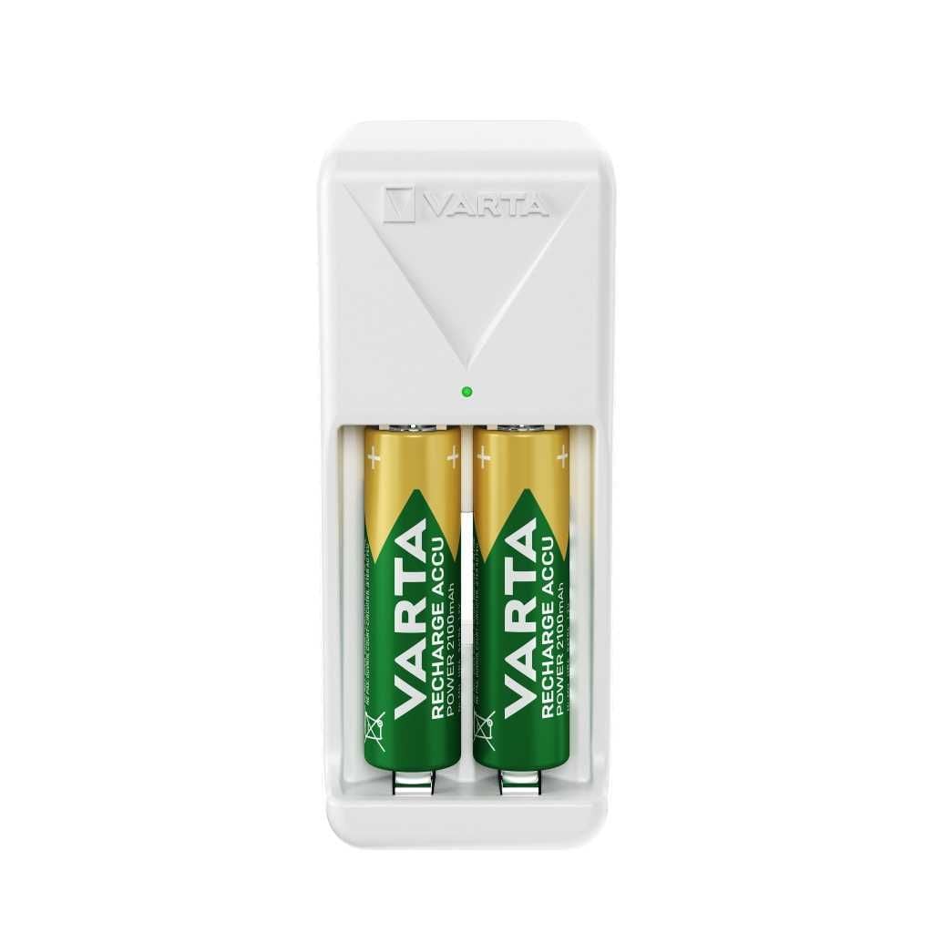 Caricabatterie Mini Charger per 2 Pile Stilo Ministilo AA/AAA - Varta IBT-VCMIN2