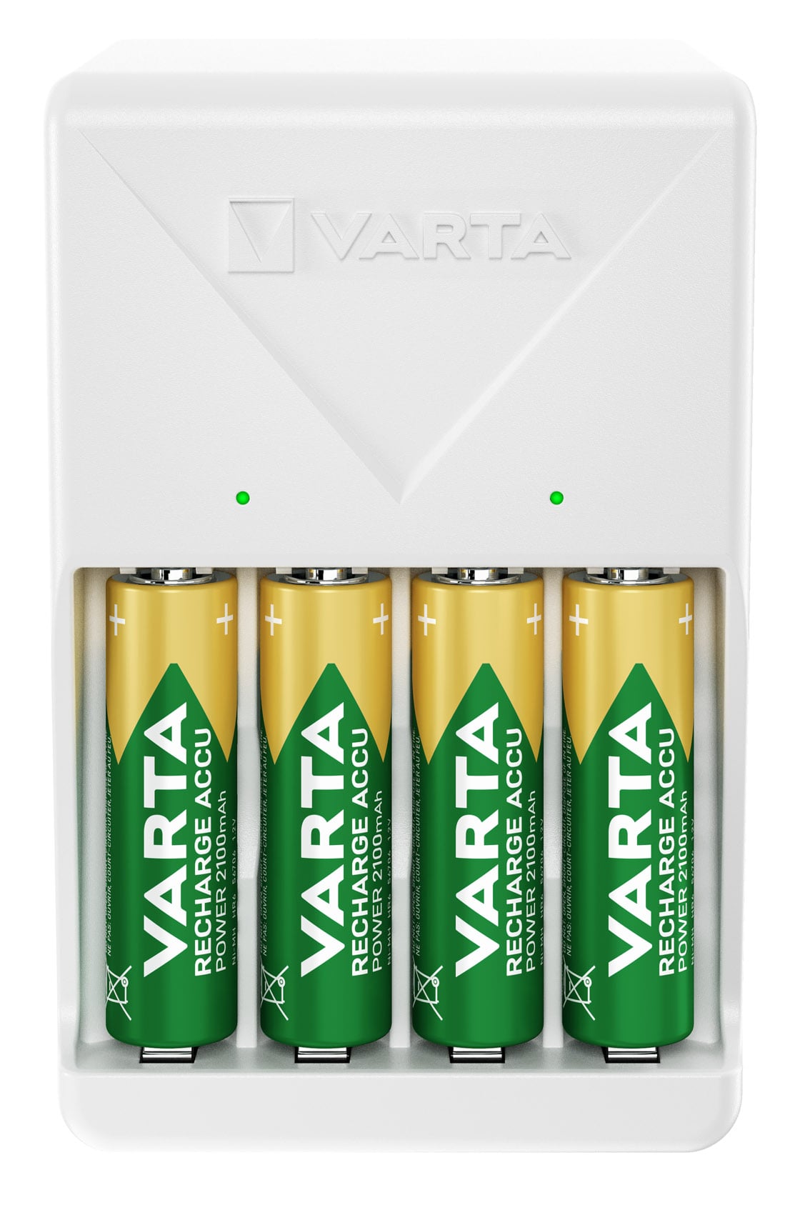 Caricabatterie Compatto a Spina Pocket Charger per 4 pile AA/AAA - Varta IBT-VCPOC2