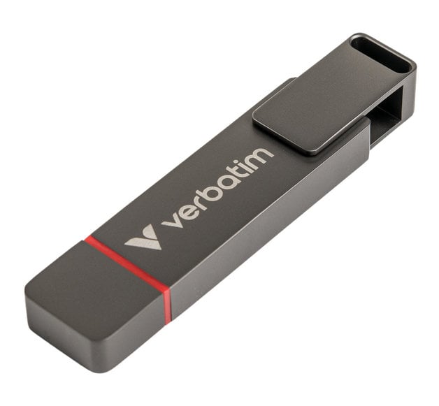 Memoria Dual USB-C/A 512 GB 3.2 Gen 1, Colore Grigio - Verbatim IC-32042