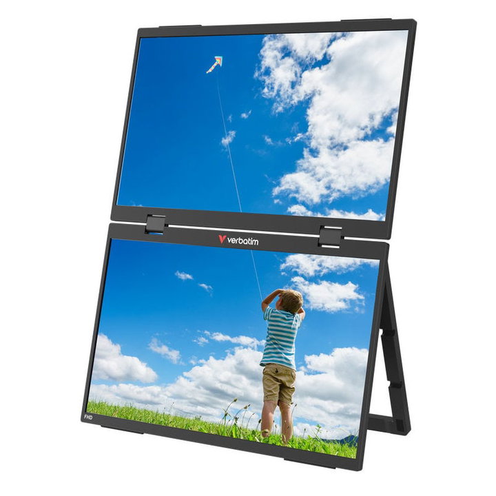 Doppio Monitor Portatile 15,6" Full HD 1080p Essentials - Verbatim IC-32403