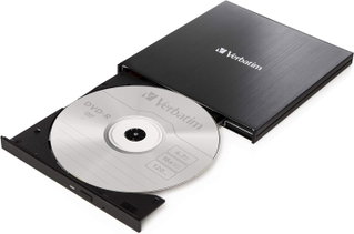 External slim CD/DVD burner USB 3.2 Gen1 USB-C - Verbatim IC-43886