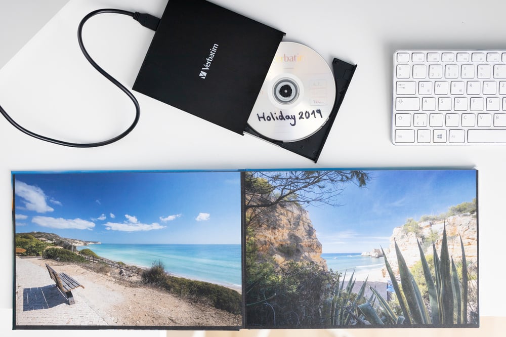 Lettore CD/DVD Esterno Slim USB 3.2 Gen1 con Porta USB-C™ - Verbatim IC-43886