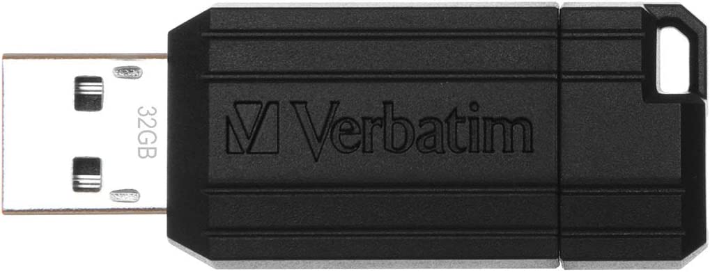 Memoria USB 2.0 PinStripe da 32Gb Colore Nero - Verbatim IC-49064