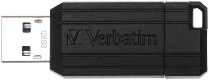 Memoria USB 2.0 PinStripe da 128Gb Colore Nero - Verbatim IC-49071