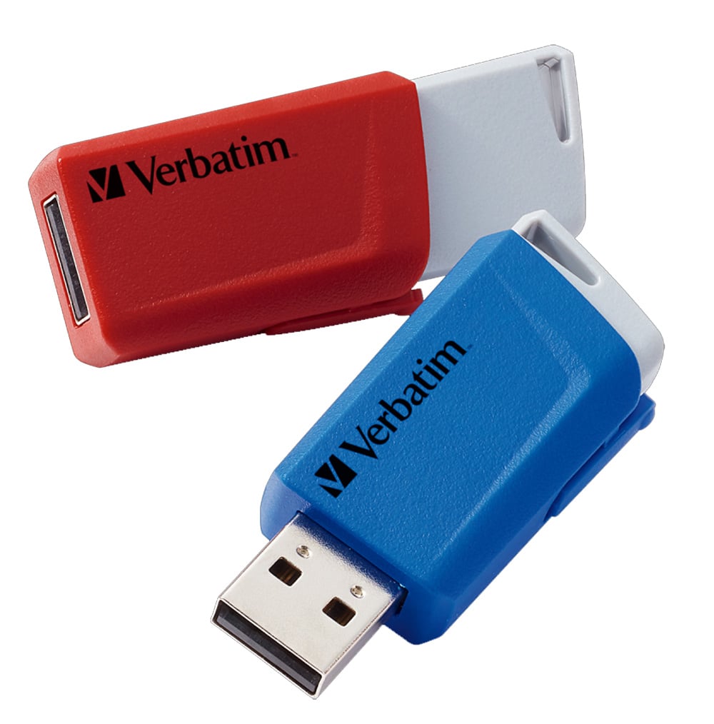 Due Chiavette Store 'n' Click 32GB Rosso e Blu - Verbatim IC-49308