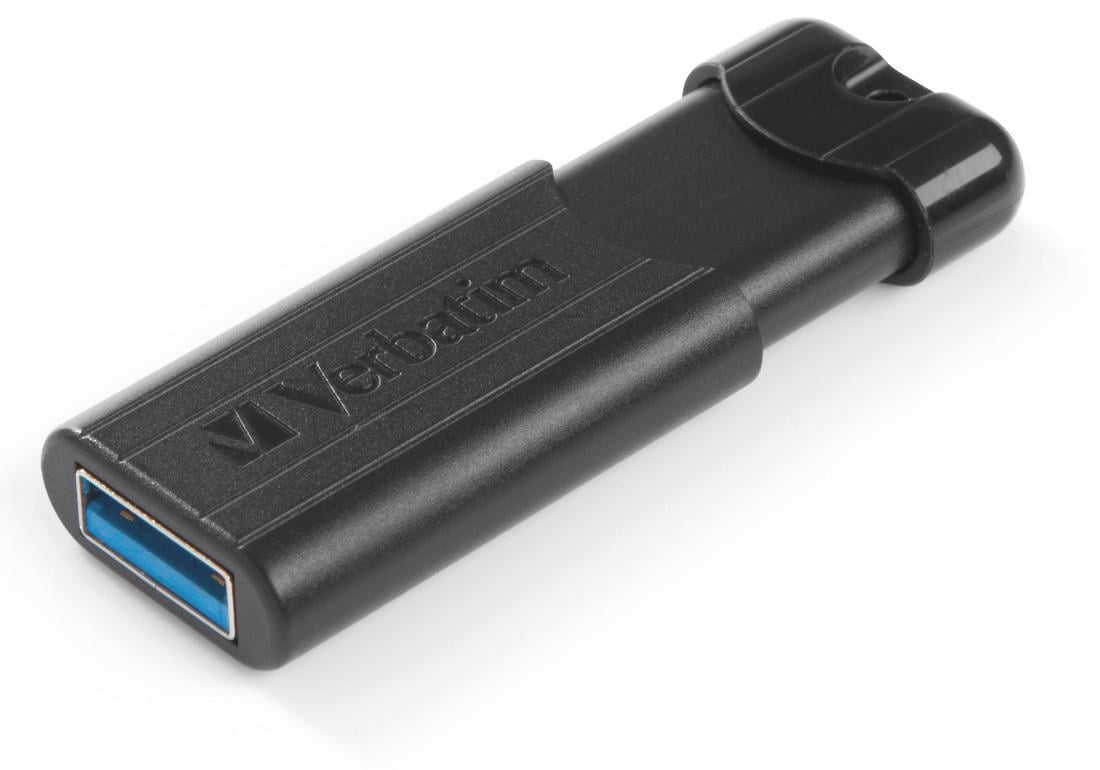 Memoria USB 3.0 PinStripe da 64Gb Colore Nero - Verbatim IC-49318