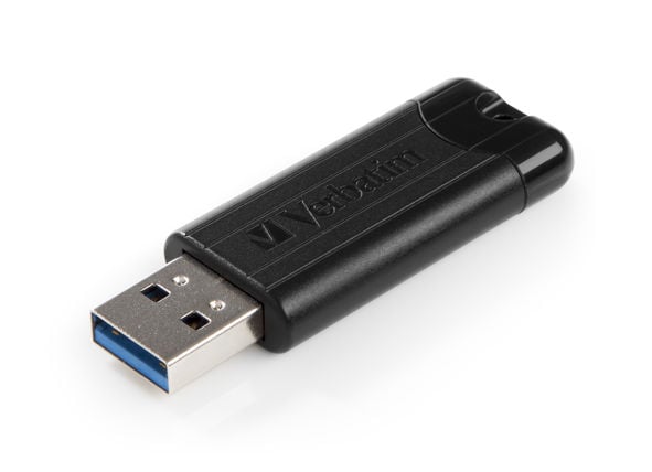 Memoria USB 3.0 PinStripe da 256Gb Colore Nero - Verbatim IC-49320