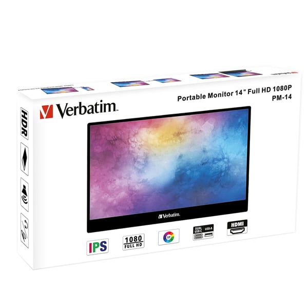 Portable Monitor 14" Full HD 1080p IPS PM14 - Verbatim IC-49590