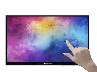 Portable Touchscreen Monitor 15,6" Full HD 1080p IPS PMT-15 - Verbatim IC-49592
