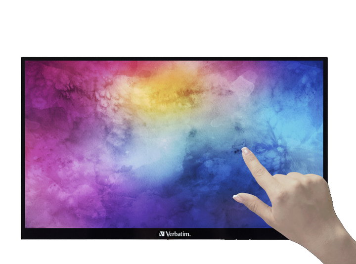 Portable Touchscreen Monitor 15,6" Full HD 1080p IPS PMT-15 - Verbatim IC-49592