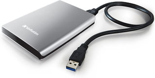 Disco rigido portatile 1TB USB 3.0 Argento - Verbatim IC-53071