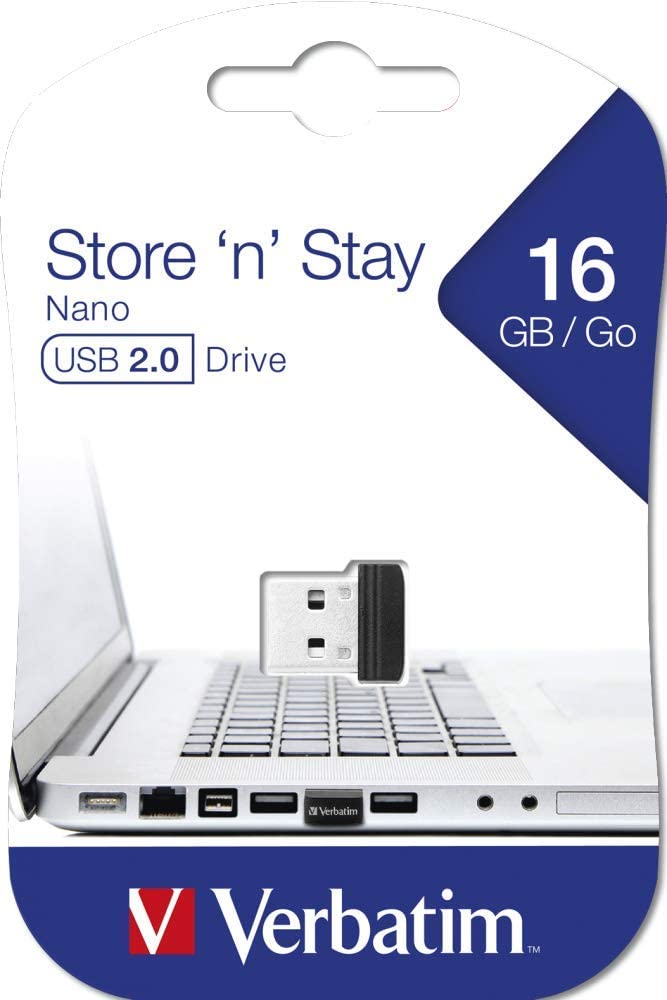 NANO Memoria USB 16GB Nero - Verbatim IC-97464