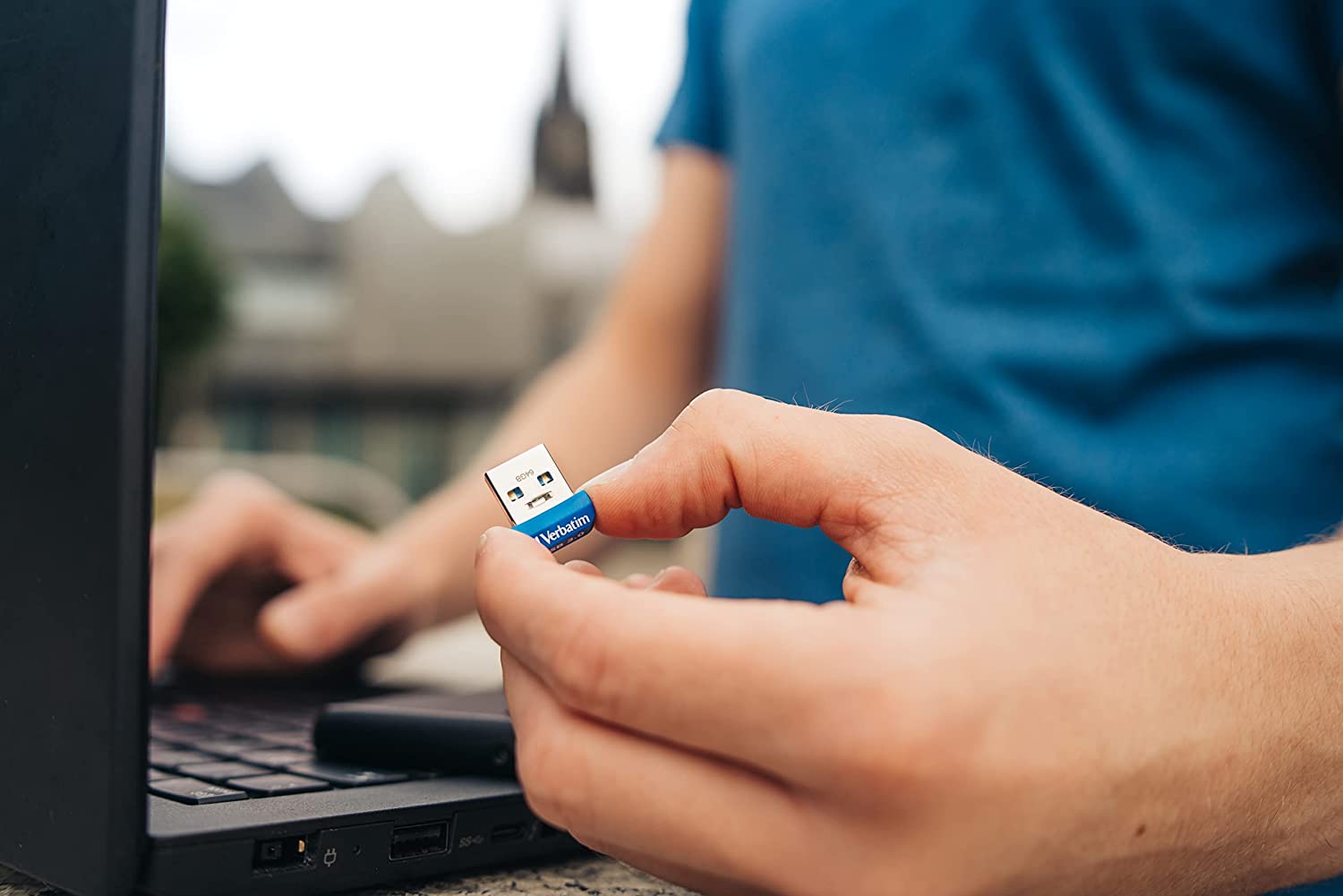 NANO Memoria USB 3.2 32GB Blu - Verbatim IC-98710