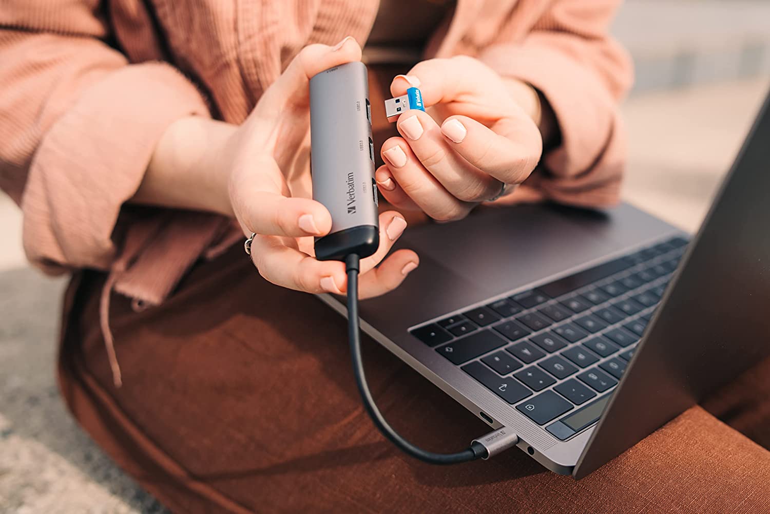 NANO Memoria USB 3.2 64GB Blu - Verbatim IC-98711