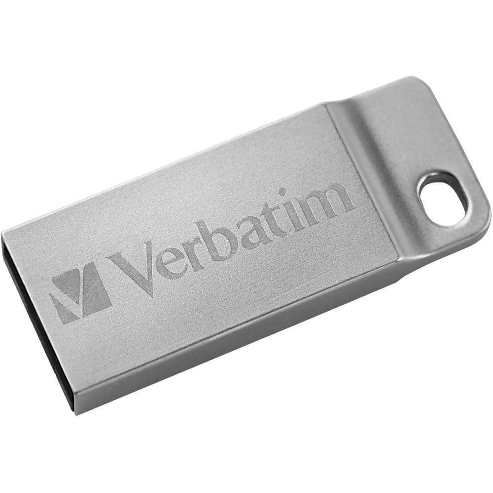 Mini Memoria USB Verbatim con Portachiavi 16GB Silver - IC-98748