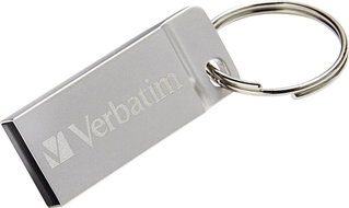 Mini USB Memory 2.0 32GB Silver with Keychain - Verbatim IC-98749