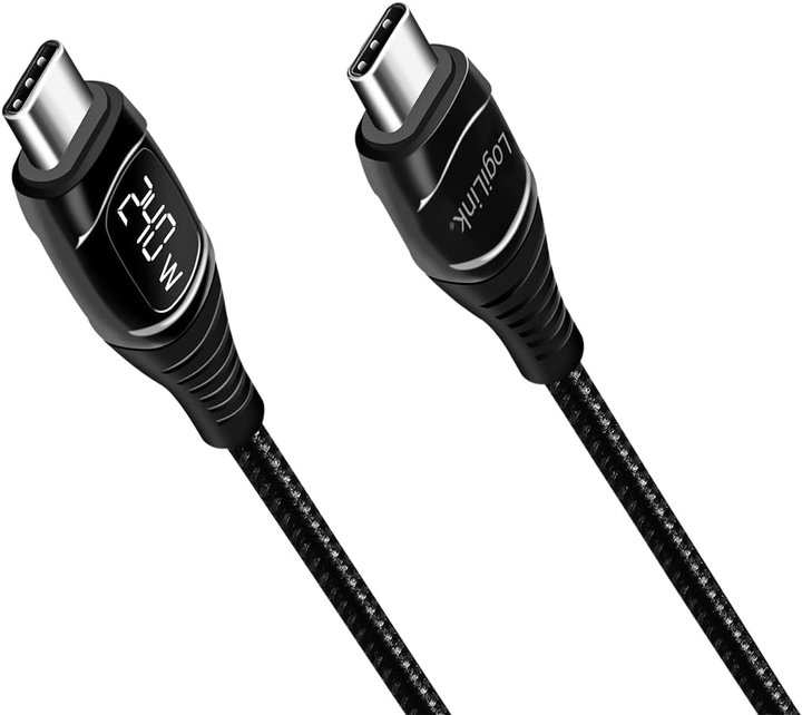 Cavo USB-C maschio/maschio E-mark PD display 1 m - Logilink IC-CU0181
