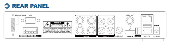 Videoregistratore 4CH H.265 XVR - Avtech IC-DGD1005AX